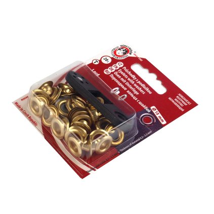 Ösen mit Scheibe Innen-Ø 7 mm/Außen-Ø 13 mm (Varianta 1 Nickel, Balení 1 Karton)