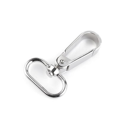 Metall-Drehkarabiner, Durchzug 25 mm (Varianta 1 Nickel, Balení 2 Stück)