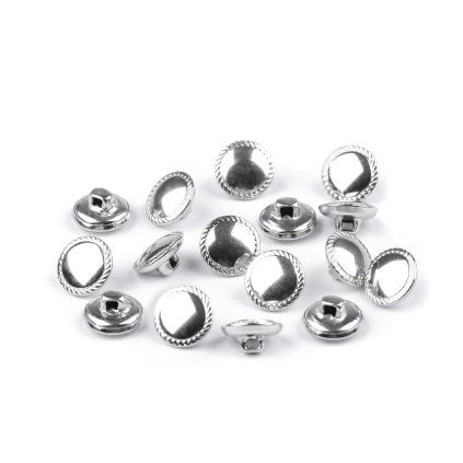 Metallknopf Größe 20" (Varianta 1 Nickel, Balení 50 Stück)