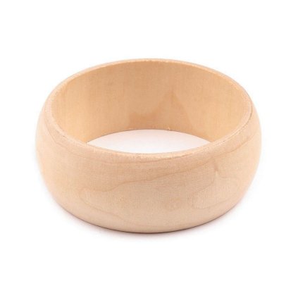 Holzarmband zum Bemalen Ø67 mm (Varianta natürlich hell, Balení 1 Stück)