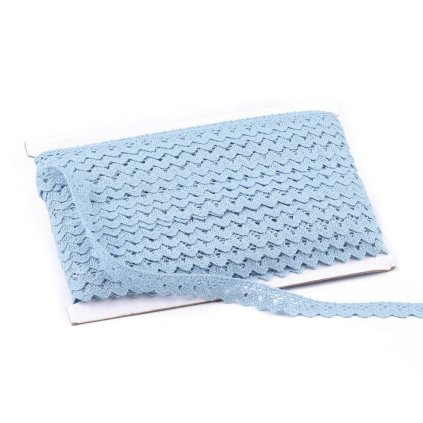 Klöppelspitze, Baumwolle, Breite 15 mm (Varianta 13 hell-grau (Baumwolle), Balení 27 M)