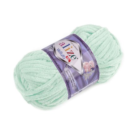 Chenille Strickgarn Alize Velluto 100 g (Varianta 1 (55) weiß, Balení 1 Stück)