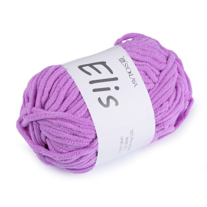 Chenille-Strickgarn Elis, 100 g (Varianta 1 (31) weiß, Balení 1 Stück)