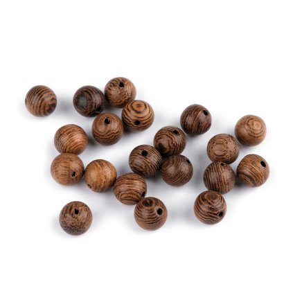 Holzperlen Ø 8 mm (Varianta 1 natürlich dunkel, Balení 10 g)
