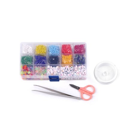 Perlenset in Box mit Werkzeug (Varianta Siehe Abbildung, Balení 1 Set)