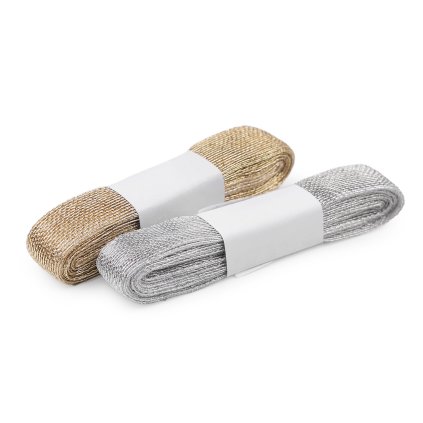 Dekoratives Netzband mit Lurex Breite 20 mm (Varianta 1 Silber, Balení 5 m)