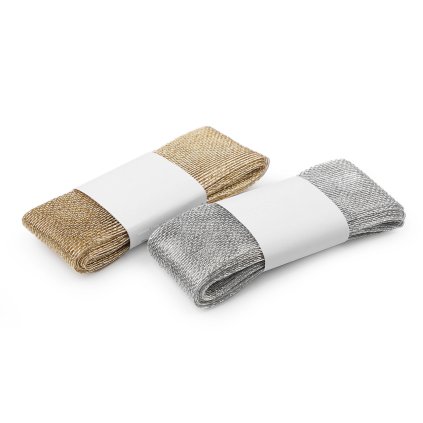 Dekoratives Netzband mit Lurex Breite 40 mm (Varianta 1 Silber, Balení 3 m)