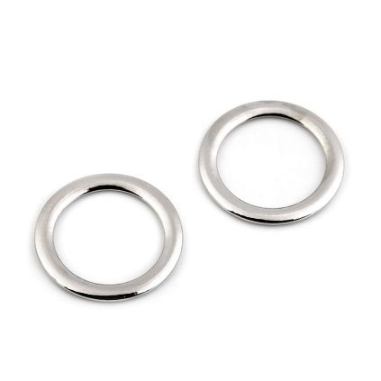Metallring Ø28 mm flach (Varianta 1 Nickel, Balení 2 Stück)