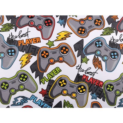 Baumwollstoff/Leinen Konsole (Varianta 1 (244) weiß, Balení 1 m)