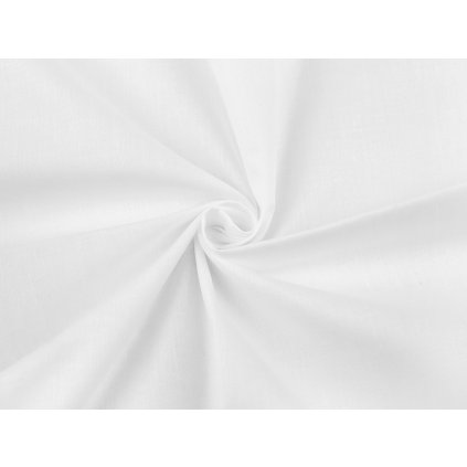 Baumwollstoff/Leinwand mit Polyester Breite 300 cm (Varianta weiß, Balení 1 m)