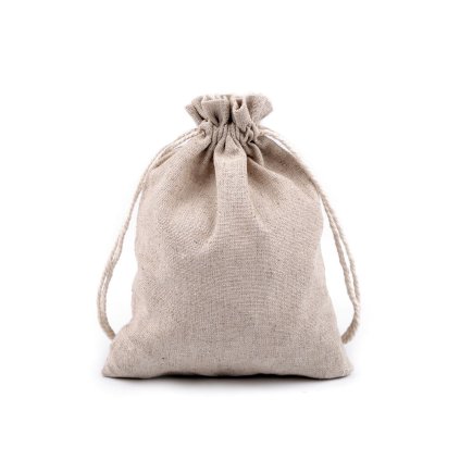 Weihnachtsgeschenkbeutel 14 x 19 cm Leinen (Varianta naturfarbe, Balení 1 Stück)