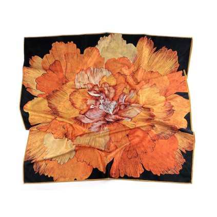 Satintuch, 70 x 70 cm (Varianta 26 blau-grau dunkel, Balení 1 Stück)