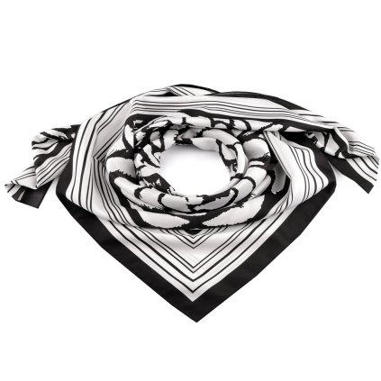 Satintuch, 90 x 90 cm (Varianta 1 weiß, Balení 1 Stück)