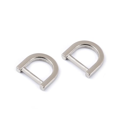 Halbring für Handtaschen Breite 15 mm (Varianta 1 Nickel, Balení 2 Stück)