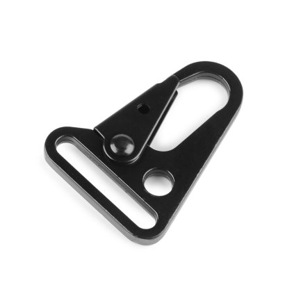 Metall-Karabiner, Durchzug 32 mm (Varianta schwarz lackiert, Balení 1 Stück)