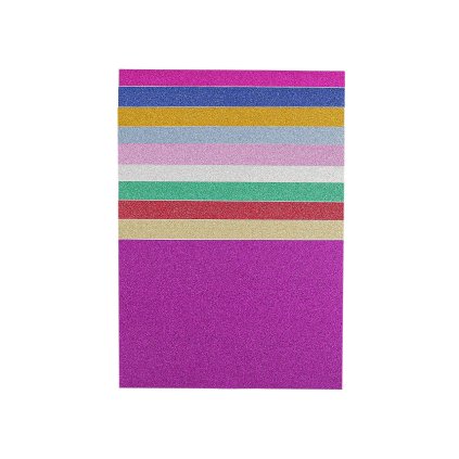 Glitzerfolie selbstklebend, 10 x 15 cm (Varianta Mix, Balení 1 Set)