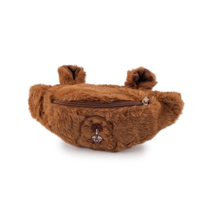 Pelz-Gürteltasche Capybara, 29 x 15 cm (Varianta 1 braun weiß, Balení 1 Stück)