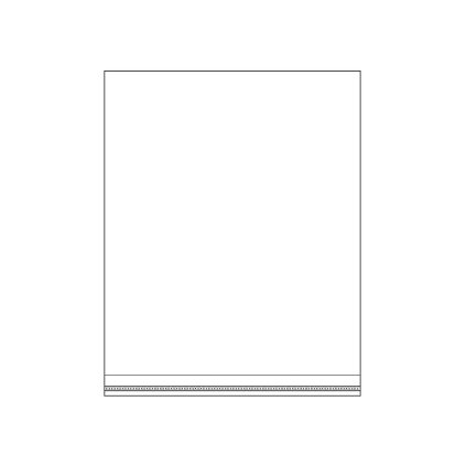 Cellophanbeutel mit Klebestreifen 30 x 38 cm (Varianta Transparent, Balení 100 Stück)