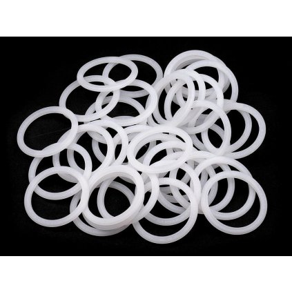 Kunststoffring für Gardinen und zum Umhäkeln, Ø 34 mm (Varianta weiß, Balení 20 Stück)