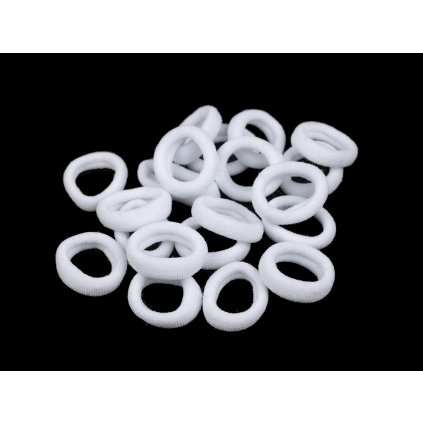 Mini-Haargummis (Varianta 1 weiß, Balení 20 Stück)