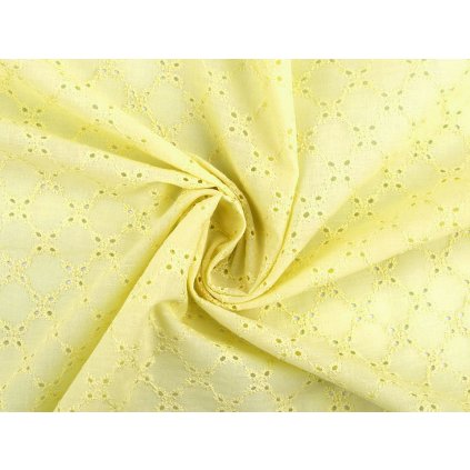 Madeira aus Baumwolle mit bestickten Blüten (Varianta 4 dunkelblau, Balení 1 m)