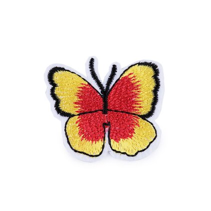 Aufbügler Schmetterling (Varianta 5 rot, Balení 2 Stück)