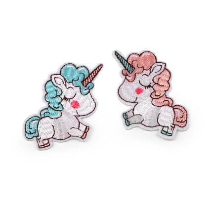 Aufbügler Einhorn (Varianta 1 puderig, Balení 1 Stück)