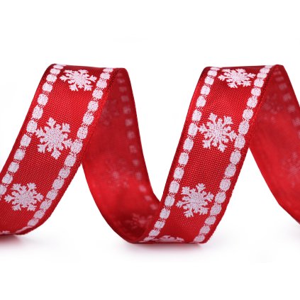 Atlasband mit Lurexkante, Breite 25 mm (Varianta 201 weiß silber, Balení 25 m)