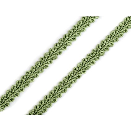 Borte für Trachtenkleid Breite 8 mm (Varianta 8 (8) grün, Balení 25 M)