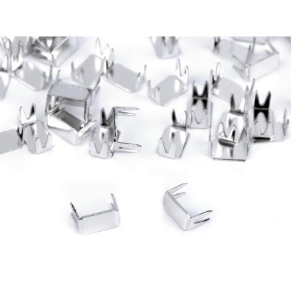 Unteres Endstück für Spiral- und Knochenreißverschlüsse Nr. 8 (Varianta Nickel, Balení 20 Stück)