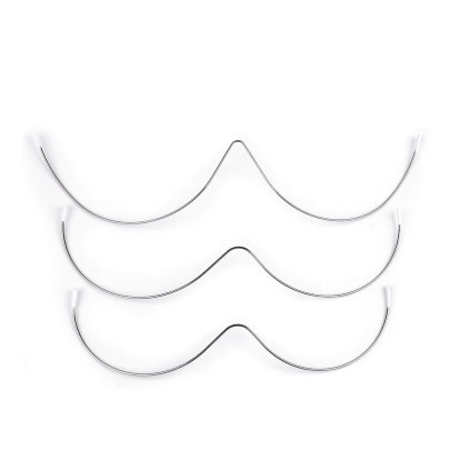 BH-Bügel aus Metall verbunden (Varianta 1 (90-100) Nickel, Balení 1 Stück)