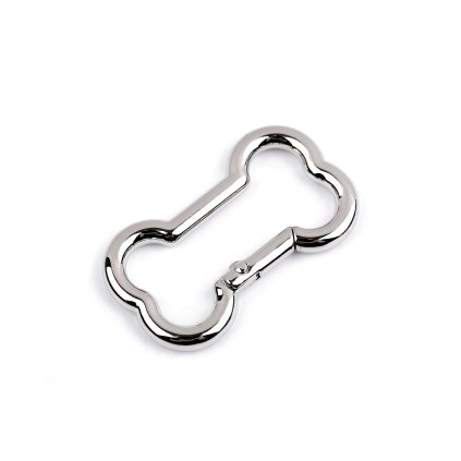 Karabiner Knochen (Varianta 1 Nickel, Balení 1 Stück)