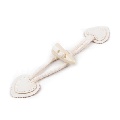 Designverschluss mit Knebelknopf (Varianta 1 hell-créme, Balení 1 Paar)