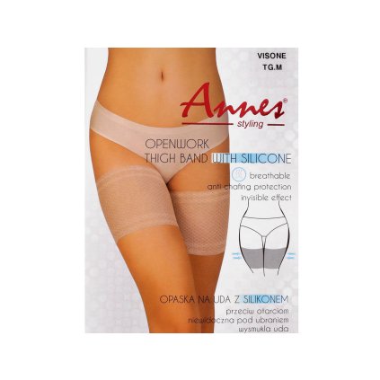 Selbsthaltende Oberschenkelbänder (Varianta XL visone, Balení 1 Dose)