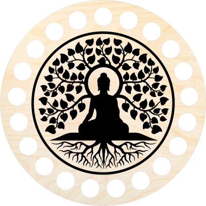 235278 podtacek 10 cm meditace 2