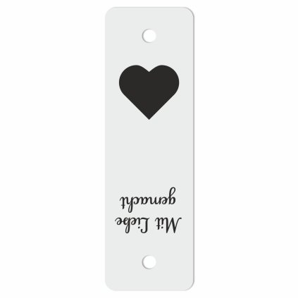 HANDMADE 80x25mm spodek bila