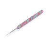 Häkelnadel mit Silikongriff und goldener Spitze (Varianta 1 (0,5 mm) Hellrosa, Balení 1 Stück)
