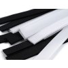 Klettverschluss Haken + Schlaufen Breite 20 mm, geschnitten (Varianta 1 Mix schwarz-weiß, Balení 25 Paar)