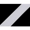 Klettverschluss Plüsch selbstklebend Breite 20 mm (Varianta weiß, Balení 25 M)
