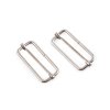 Schieber für Tragbänder, Breite 38 mm, 2. Wahl (Varianta 3 Nickel, Balení 10 Stück)