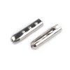 Endstück aus Metall für Kordel, Ø 3,3 mm, glatt (Varianta 1 Nickel, Balení 5 Stück)