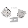 Steckschloss/Mappenschloss, 30 x 31 mm (Varianta 1 Nickel, Balení 1 Set)
