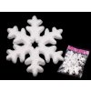 Styropor Schneeflocke Ø10cm (Varianta weiß, Balení 1 Tüte)