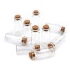 Glasfläschchen mit Kork 20x50 mm (Varianta Transparent, Balení 5 Stück)