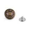 Metallknopf/Jeans-Schraubknopf, Größe 26" (Varianta 1 Nickel, Balení 5 Stück)