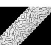 Spitze elastisch Breite 80 mm (Varianta 1 weiß, Balení 13.5 M)