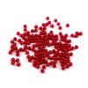 Wachsperlen aus Kunststoff Glance / Perlen Ø4 mm (Varianta F2 weiß, Balení 10 g)