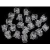 Haarklammer klein 10x13 mm transparent (Varianta 1 Transparent, Balení 20 Stück)