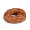 Rundes Lederband, Ø 3 mm, Meterware (Varianta 1 Naturfarbe matt, Balení 1 m)