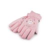 Nylonhandschuhe für Kinder, gefüttert, mit elastischen Bündchen (Varianta 1 hell lila, Balení 1 Paar)